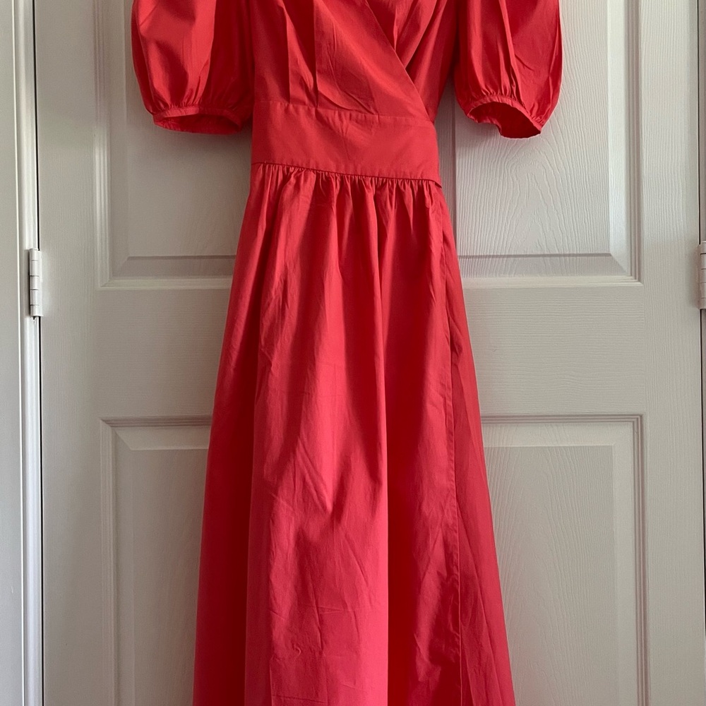 Thompson Bold Coral Dress